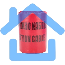 Лента сигнальная КВТ ЛСЭ-250 81969 Осторожно кабель 100 м (Fortisflex)