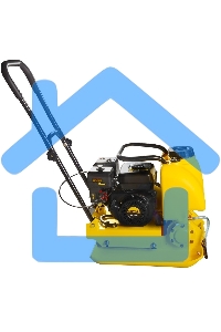 Виброплита бензиновая Huter VP-35W 4870 Вт 6.5 л.с., 25 кН, подошва 580х500 мм, 1050 м2/ч, 105 дБ