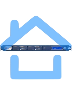 Аудиоматрица (шасси) BSS BLU-805 BSSBLU805M-EK установка до 4 карт вх./вых. Blu-Link, AVB