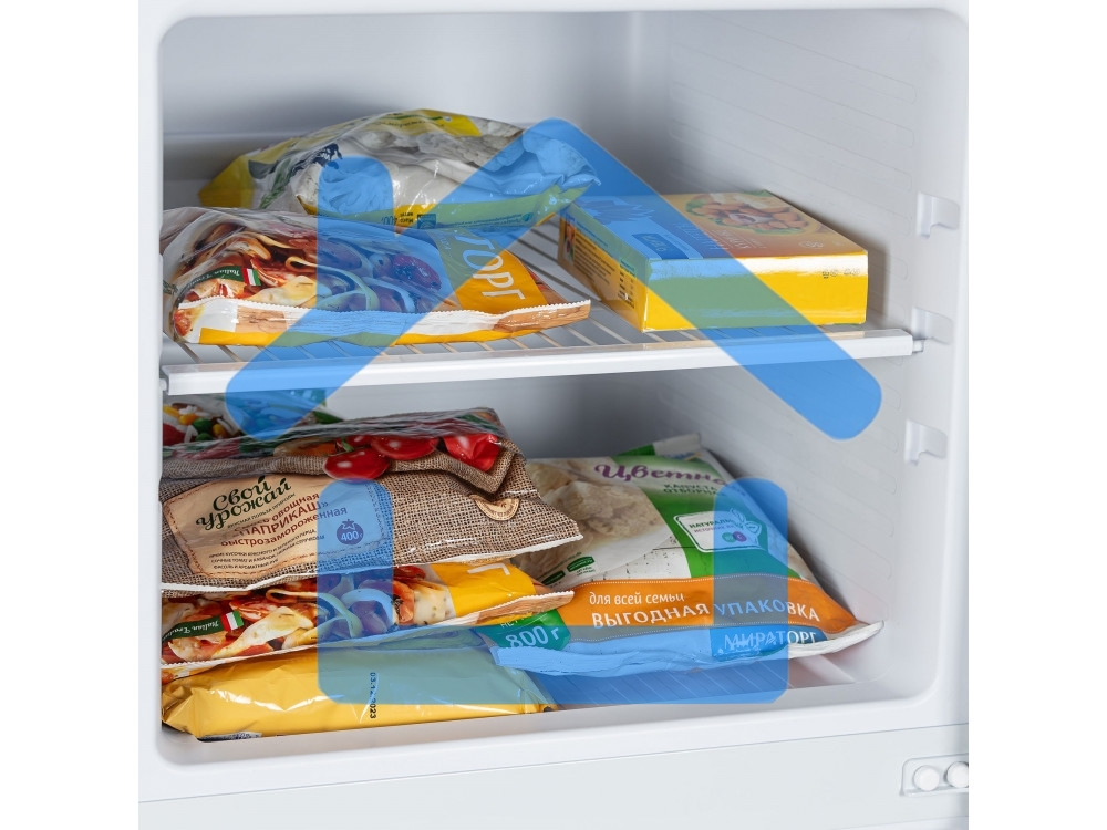 Холодильник Бирюса 553 белый двухкамерный 160/70л морозилка сверху, автоматическое оттаивание