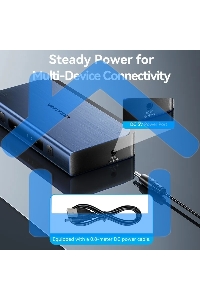 Переключатель (switch) 3x1 Vention HDMI v2.0