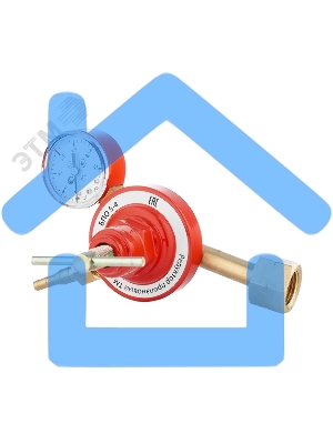 Редуктор пропановый БПО 5-4 (2872220000), манометр с поверкой