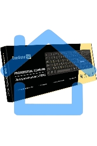 Клавиатура ExeGate Professional Standard LY-331L2 (USB, полноразмерная, влагозащищенная, 104кл., Enter большой, длина кабеля 2,2м, черная, Color Box)