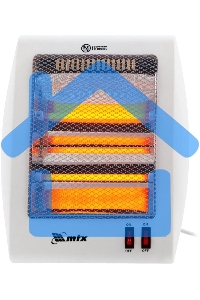 Обогреватель инфракрасный MTX IQH-800, белый, кварцевый, 800 Вт, 8 м2