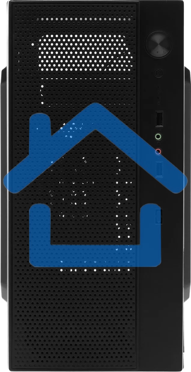 Компьютерный корпус Accord ENTRY ACC-242B черный без БП mATX 2xUSB 2.0 audio