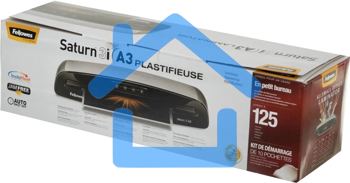 Ламинатор Fellowes Saturn 3i A3 (FS-57360), A3 (75-125 мкм) 30 см/мин (2 вал.) хол.лам. лам.фото