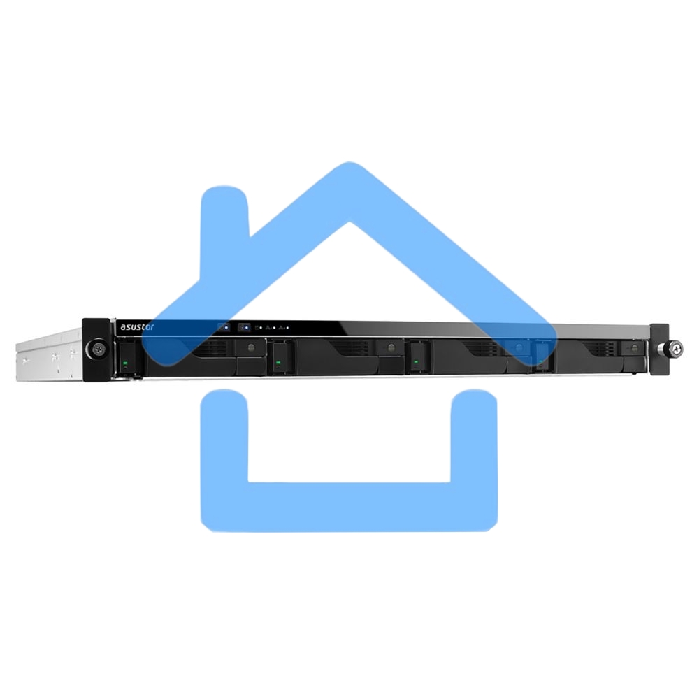 Сетевой накопитель ASUSTOR AS6504RS 4Bay/Intel Atom C3538, 2.1GHz/8Gb DDR4/noHDD,LFF(HDD,SSD),/2x1GbE(LAN)/4xUSB3.2; 90IX01G0-BW3S00