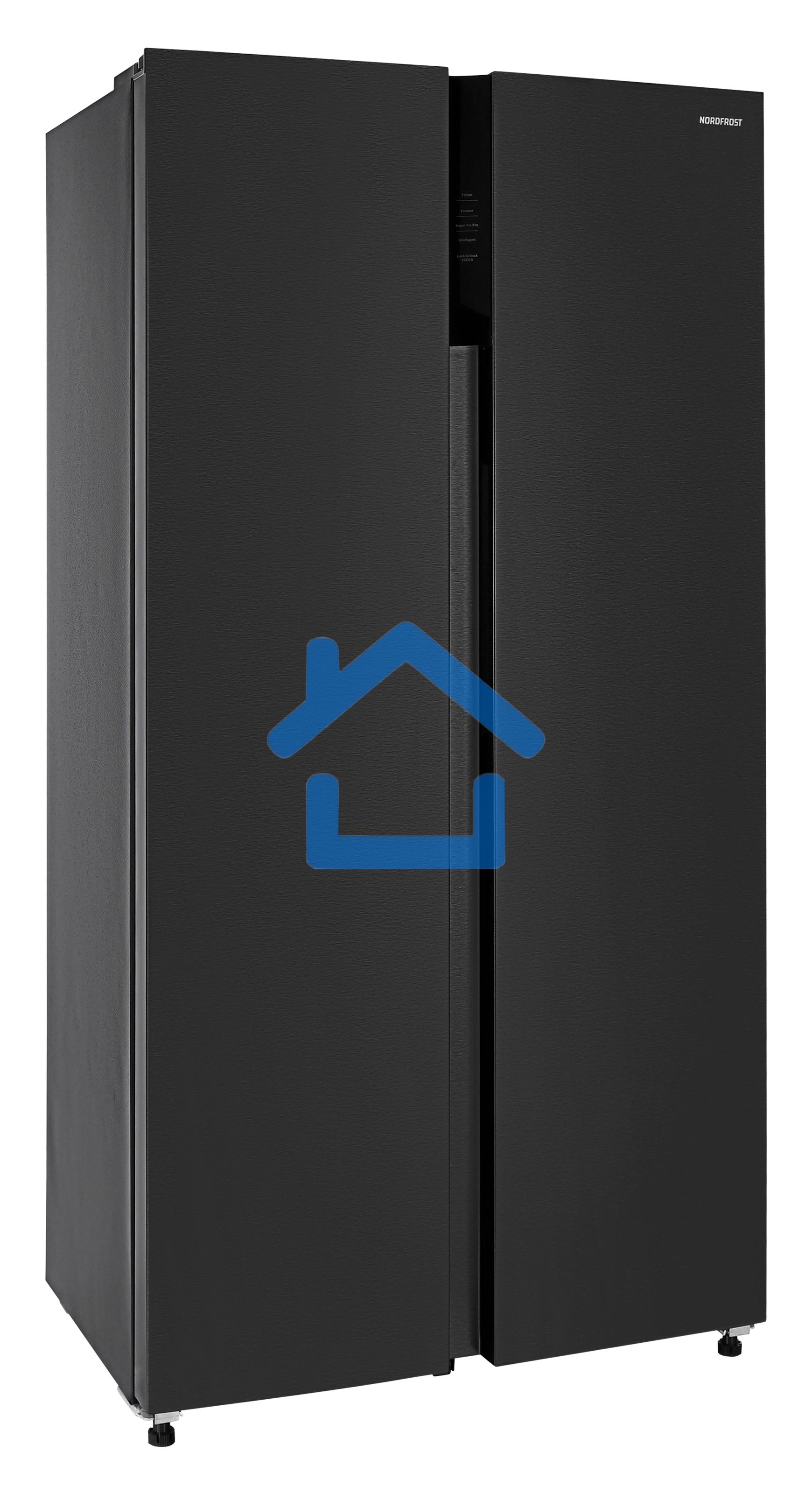 Холодильник Nordfrost RFS 525DX NFXd inverter темная нержавеющая сталь двухкамерный 283/183л морозилка сбоку, No Frost, Side-by-Side