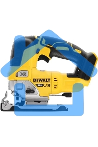 Лобзик DEWALT DCS334N-XJ без акк. и ЗУ 18В XR, маятник, бесключ.смена,пропил 130 мм, ход 26 мм