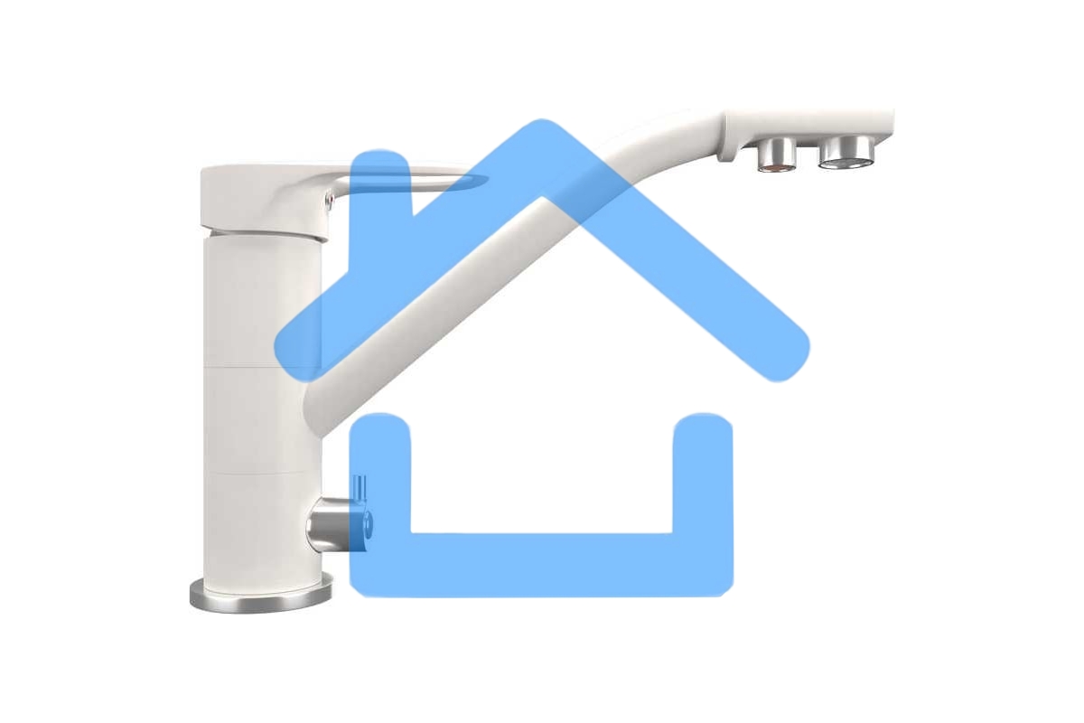Кухонный смеситель Maunfeld MFQT-10W кремовый