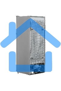 Холодильник Nordfrost NRT 145 132 серебристый двухкамерный 209/68 л морозилка сверху, ручная разморозка