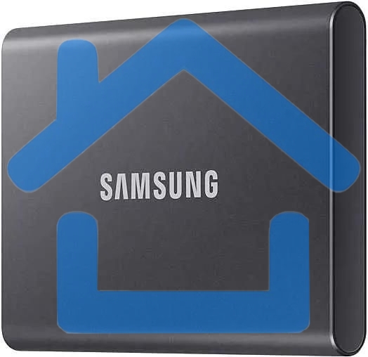 Твердотельный диск Samsung T7 Shield MU-PC2T0K серый титан, 4TB 3D NAND TLC, USB 3.2 Type-C R/W - 1050/1000 MB/s