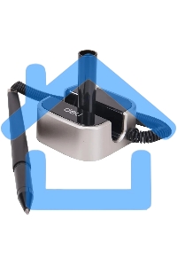 Ручка гелевая Deli E6797black черный, d=0.7мм, черные чернила, на подставке, линия 0.55мм