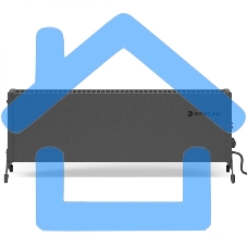 Конвектор Neoclima Nano 1500B черный, 1500 Вт, 20 м2, термостат