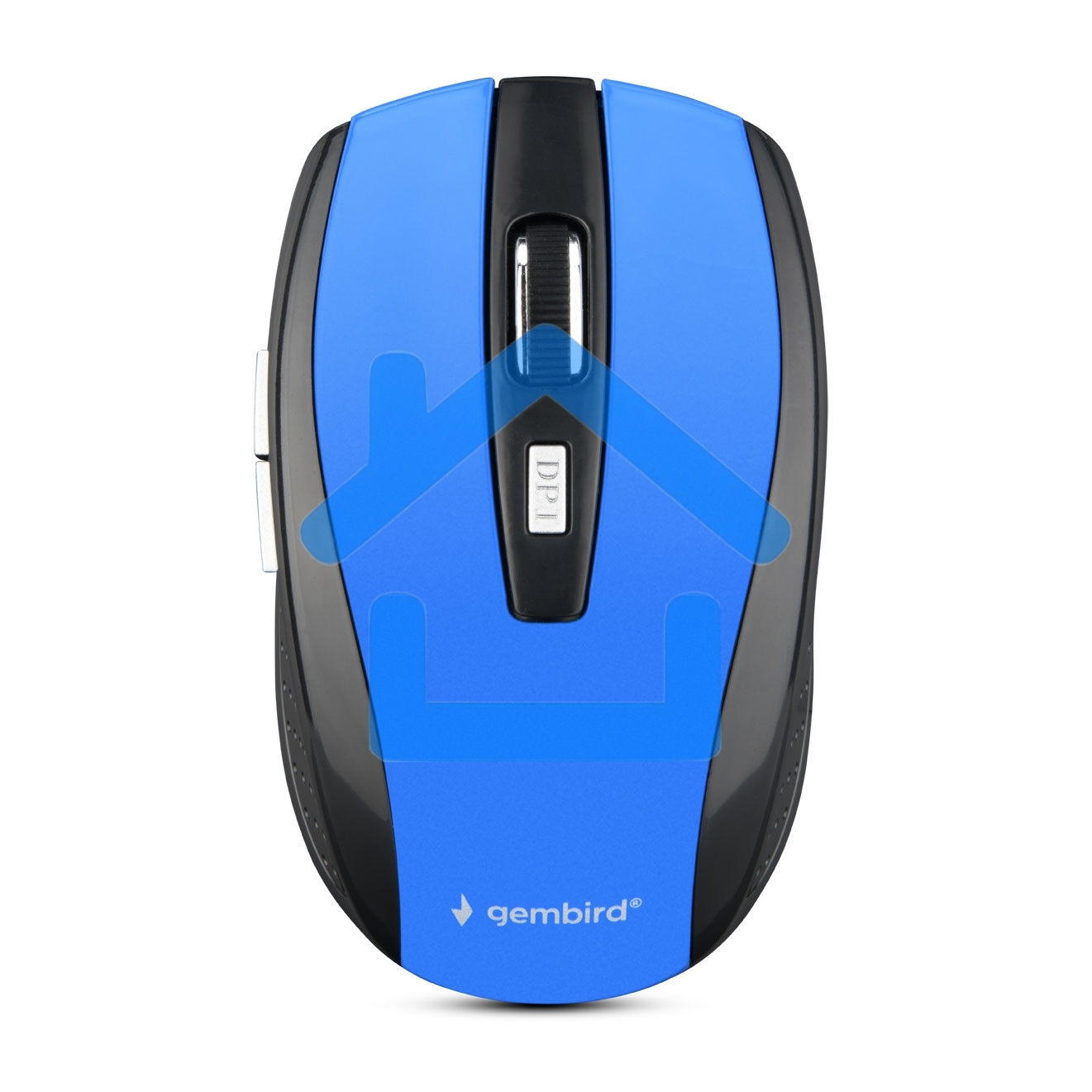 Мышь беспроводная Gembird MUSW-330-1 синий, 2400 dpi, радиоканал, USB, кнопки - 6