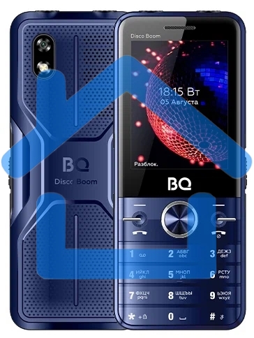 Мобильный телефон BQ 2842 Disco Boom синий/черный