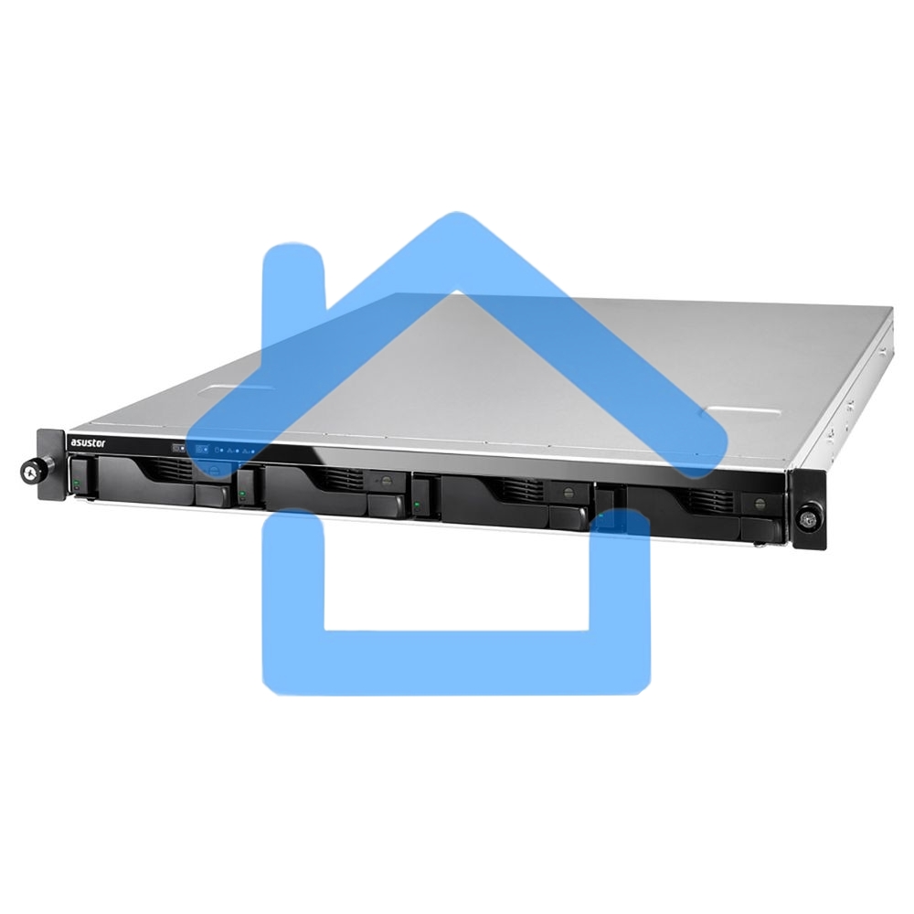 Сетевой накопитель ASUSTOR AS6504RS 4Bay/Intel Atom C3538, 2.1GHz/8Gb DDR4/noHDD,LFF(HDD,SSD),/2x1GbE(LAN)/4xUSB3.2; 90IX01G0-BW3S00
