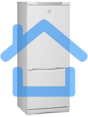 Холодильник Indesit ES 15 A белый двухкамерный 189/54л морозилка снизу, капельная система
