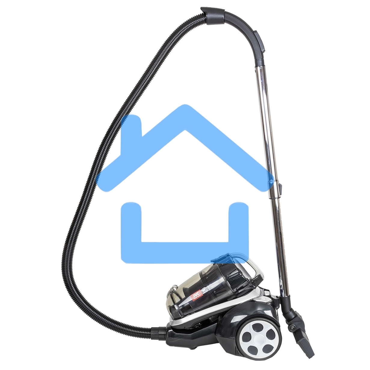 Пылесос JVC JH-VC411 черный, 400/2200 Вт, уборка сухая, пылесборник контейнер, 3 л.