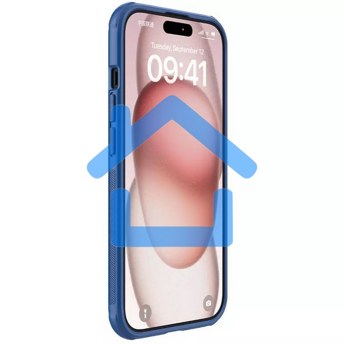 Чехол Super Frosted Shield Pro, синий, (AP IP15 Plus)