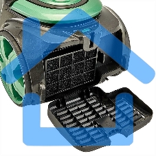 Пылесос DELTA DL-0854 черный/зеленый, 300/2400 Вт, уборка сухая, пылесборник контейнер, 4 л