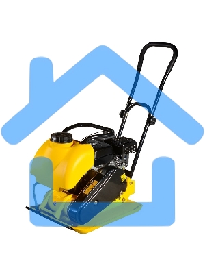 Виброплита бензиновая Huter VP-35W 4870 Вт 6.5 л.с., 25 кН, подошва 580х500 мм, 1050 м2/ч, 105 дБ