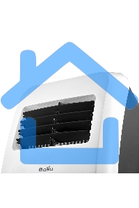 Кондиционер мобильный Ballu Aura BPAC-07 CP/N1_24Y 7000 BTU, 18 м², 47 дБ, охлаждение, осушение, белый