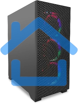 Компьютер IRU Game 710Z7GP TWR i7 12700F (2.1) 64Gb SSD1Tb RTX 4080 Super 16Gb FreeDOS GbitEth 850W черный (2075026)