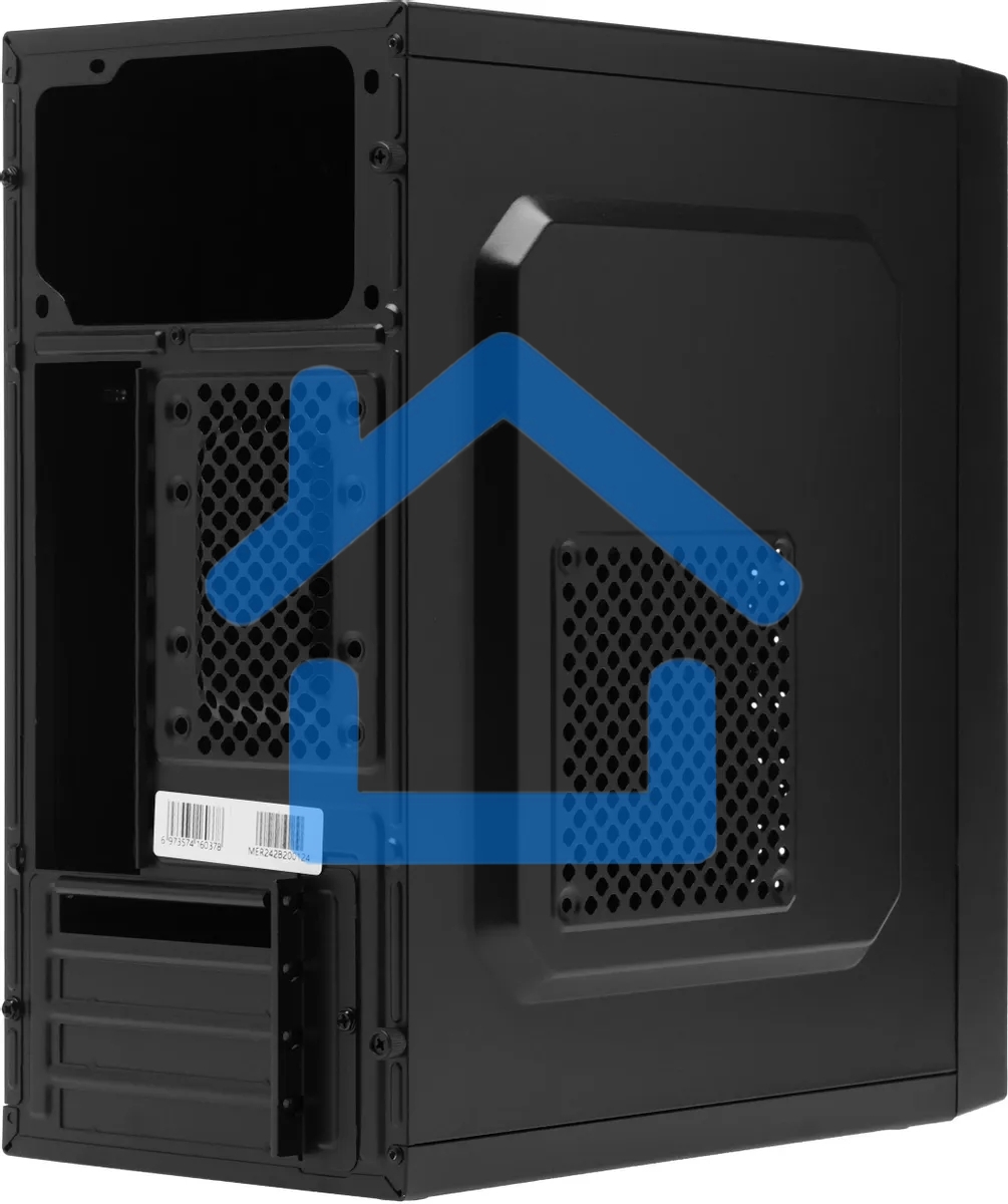 Компьютерный корпус Accord ENTRY ACC-242B черный без БП mATX 2xUSB 2.0 audio