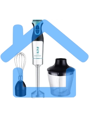 Блендер ENERGY EN-139 1500Вт, погружной, 2 скорости, измельчитель, венчик
