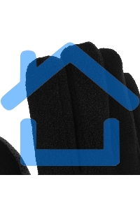 Перчатки универсальные Denzel 68095 двойные, ПВХ нанесение, размер 8