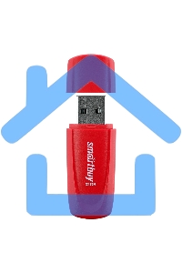 Флешка USB Smartbuy R/W Scout Red (SB032 Gb2SCR), 32 Gb, USB 2.0, R/W 13/8, красный