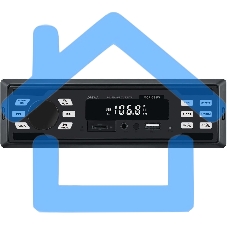 Автомагнитола Digma MCP-225W 1DIN 4x45Вт v5.0 AUX 2