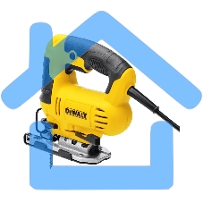 Лобзик DeWalt DWE349-KS   с верхней рукояткой, 650 Вт, ход 20 мм