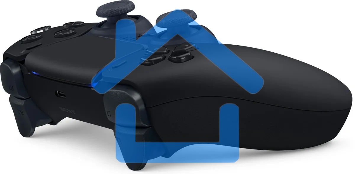 Геймпад Sony PlayStation 5 DualSense Wireless Controller CFI-ZCT1W черный (PS719827696)