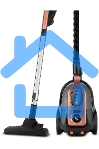 Пылесос Vitek VT-8117(BK) коричневый/черный, 450/2200 Вт, уборка сухая, пылесборник циклонный фильтр, 2,5 л