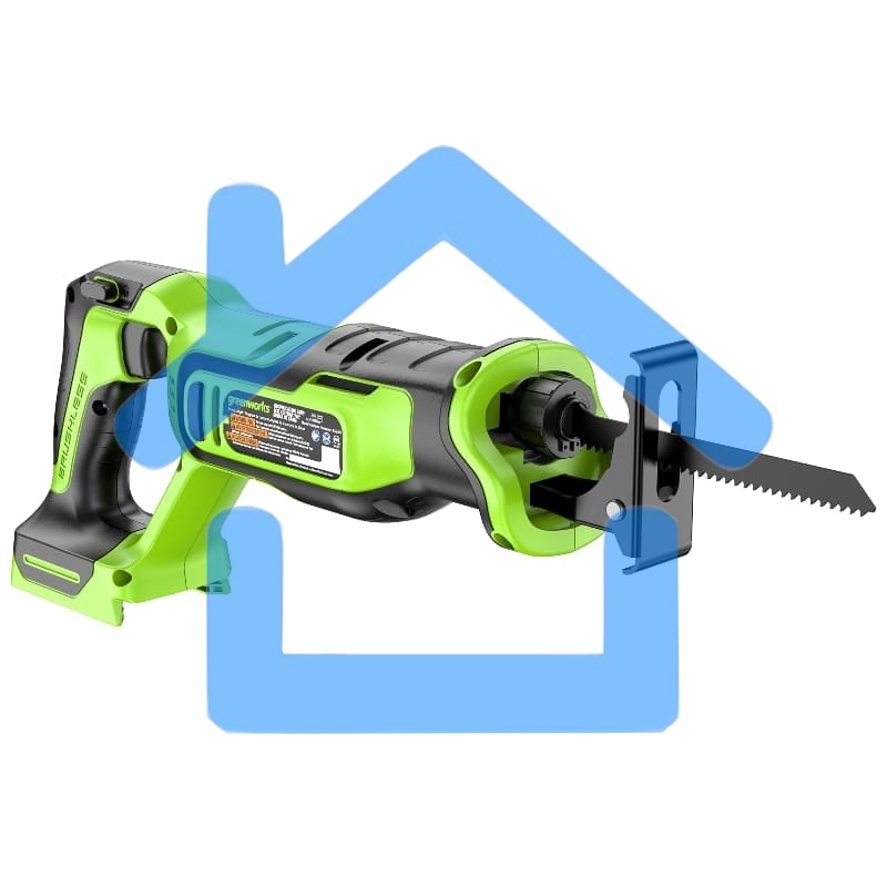 Пила сабельная аккумуляторная GreenWorks GPT-BLRS-1, 24V, без АКБ и ЗУ (1200607)