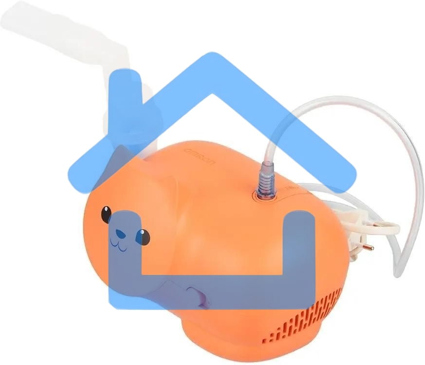 Ингалятор Omron Neko Kat (MRU) компрессорный, стационарный, оранжевый