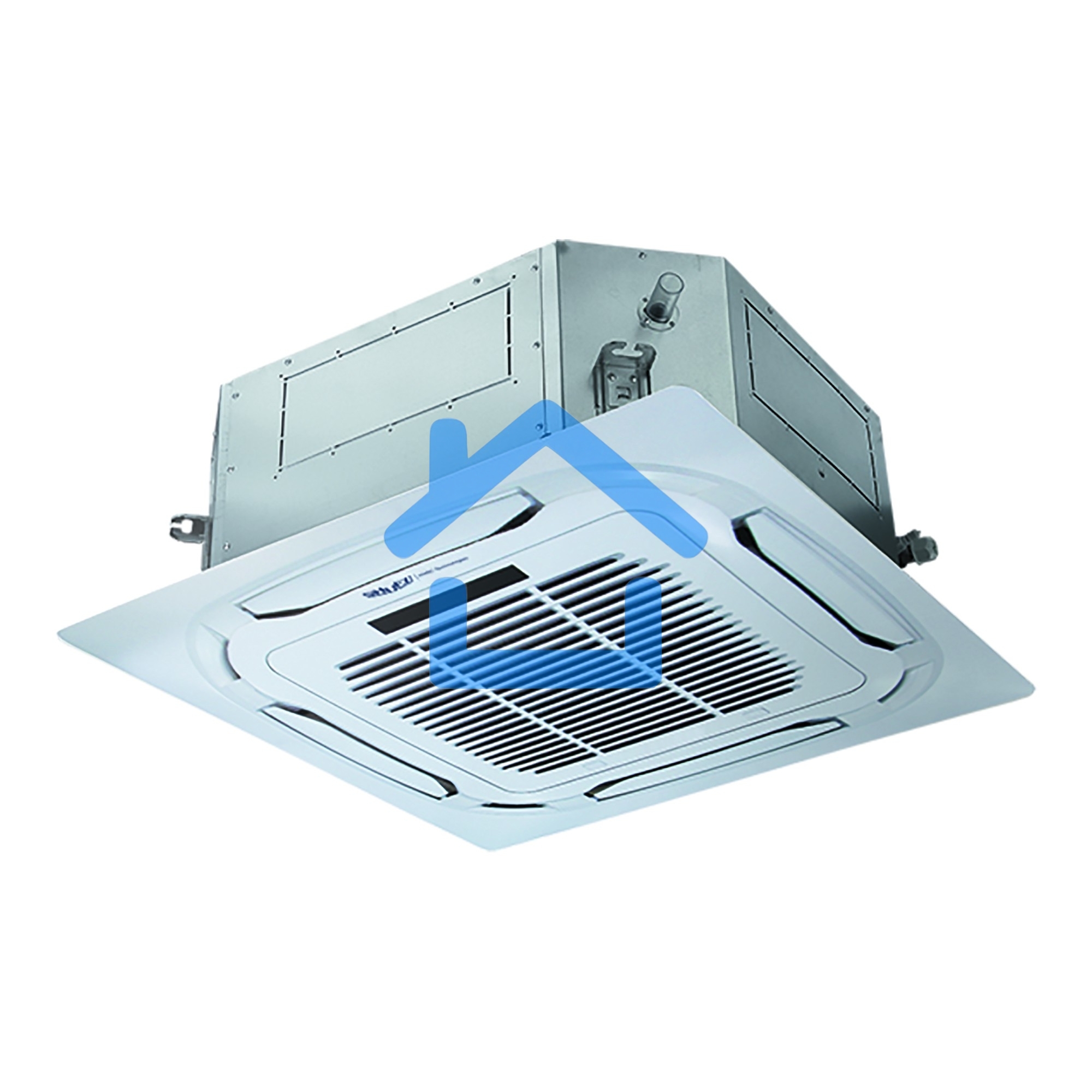 Фанкойл кассетный двухтрубный Shuft SFR-400 V2 680 м³/час, 642 л/час, 40 м², 3,9/5,8 кВт, 36.4 дБ