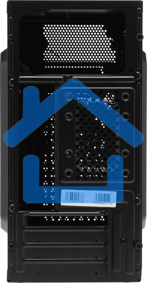 Компьютерный корпус Accord ENTRY ACC-242B черный без БП mATX 2xUSB 2.0 audio