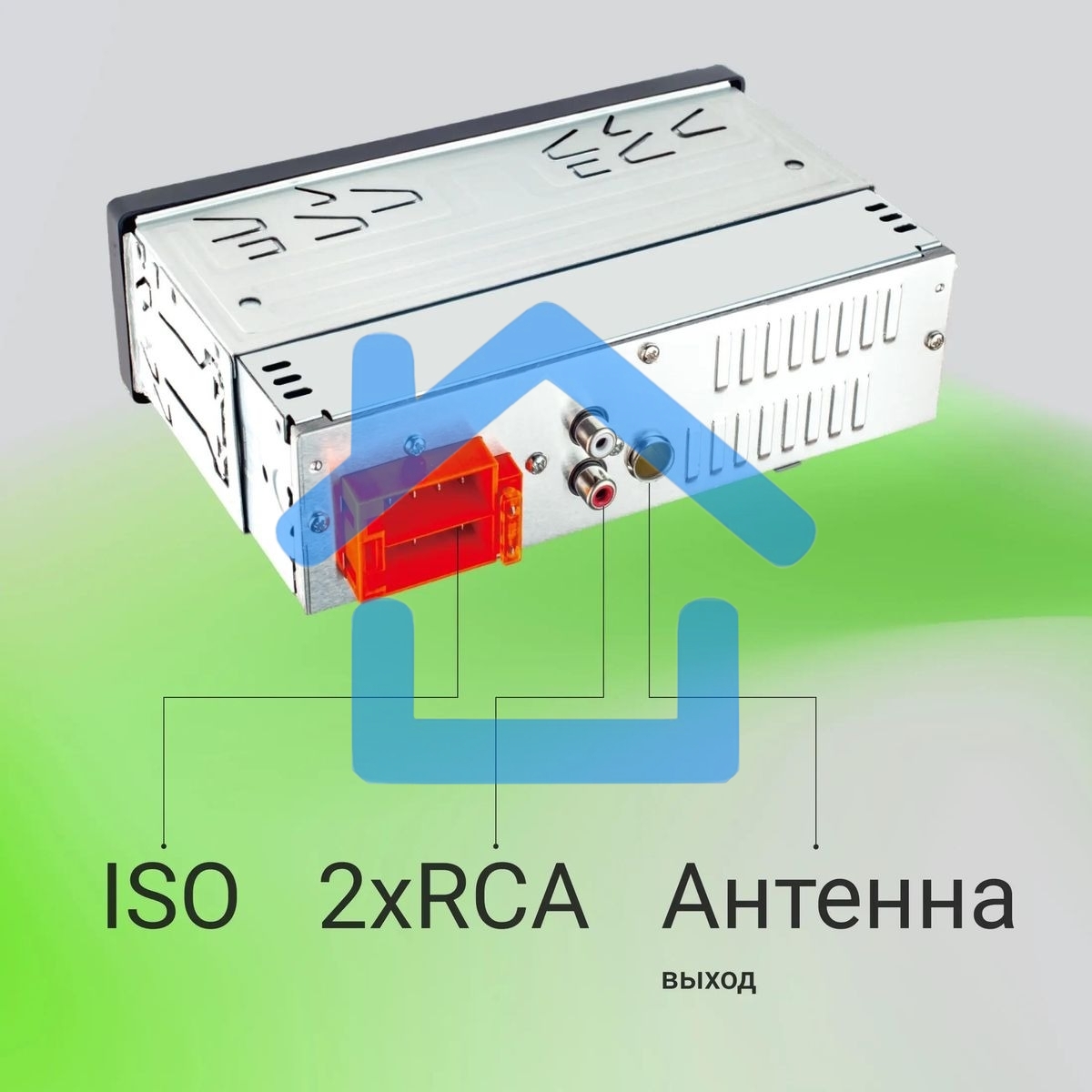 Автомагнитола Digma MCP-225W 1DIN 4x45Вт v5.0 AUX 2