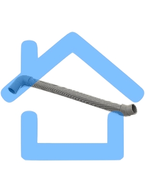 Патрубок для посудомоечных машин Krona 350мм 673000900351