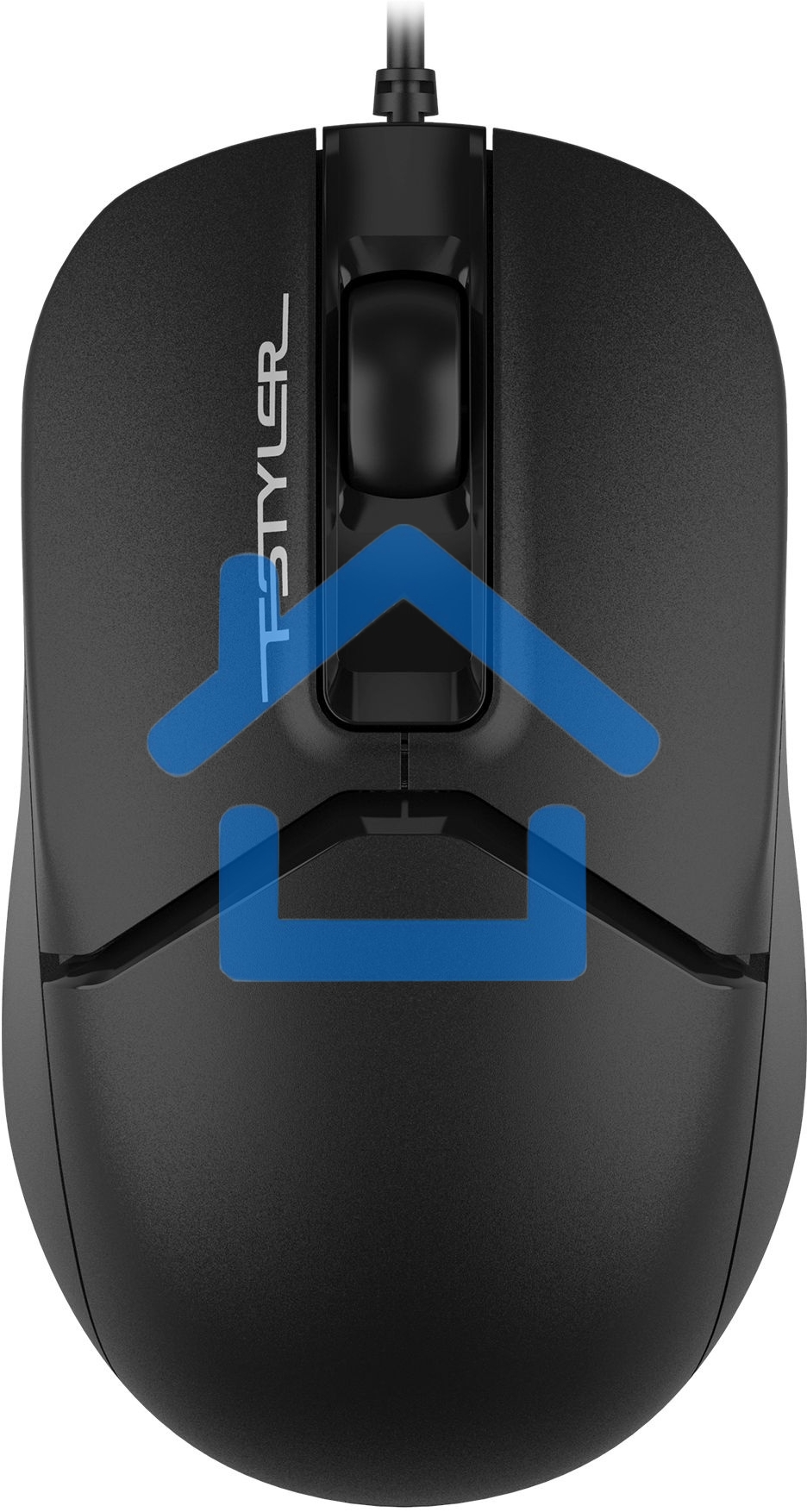 Мышь проводная A4Tech Fstyler FM12ST черный, 1200 dpi, USB, кнопки - 3