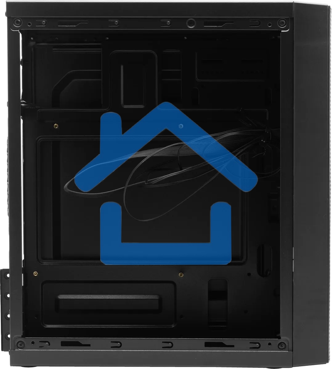 Компьютерный корпус Accord ENTRY ACC-242B черный без БП mATX 2xUSB 2.0 audio