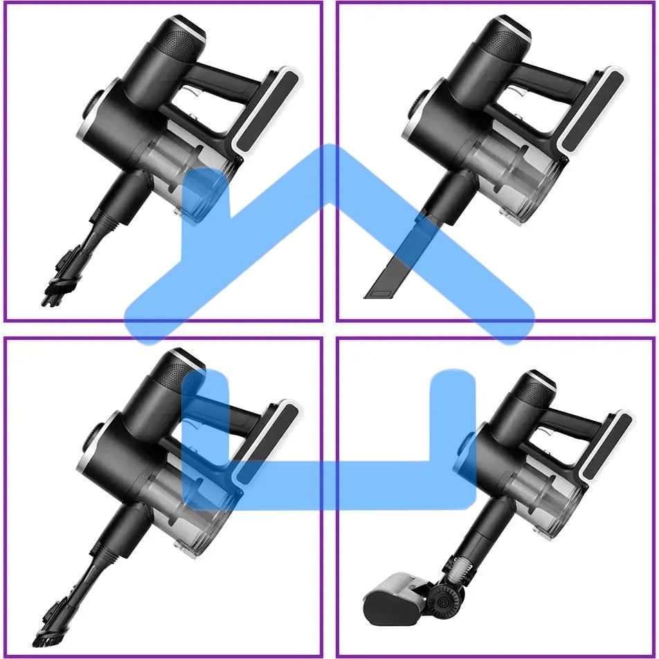 Пылесос ручной Kitfort КТ-5123 350Вт черный/серебристый