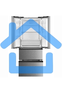 Холодильник Бирюса FD 431 I нержавеющая сталь трехкамерный 244/147 л морозилка снизу