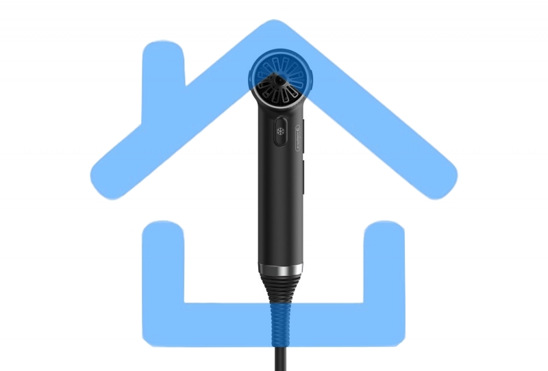 Фен IQ1 PERFETTO черный GA.MA