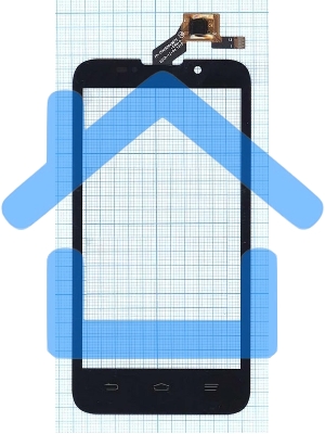 Сенсорное стекло (тачскрин) для ZTE Majesty Z796C, черное