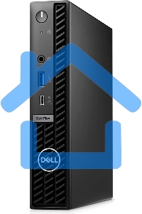 Неттоп Dell Optiplex 7020 Micro i3 14100T (2.7) 16Gb SSD 512Gb UHDG 730 Linux Ubuntu GbitEth 260W мышь клавиатура черный (7020-3620)