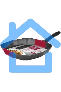 Сковорода-гриль Rondell RDA-762, 28х28см, без крышки, черный